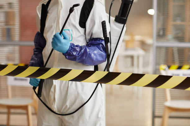 Professional Biohazard technician working in Newark, IL